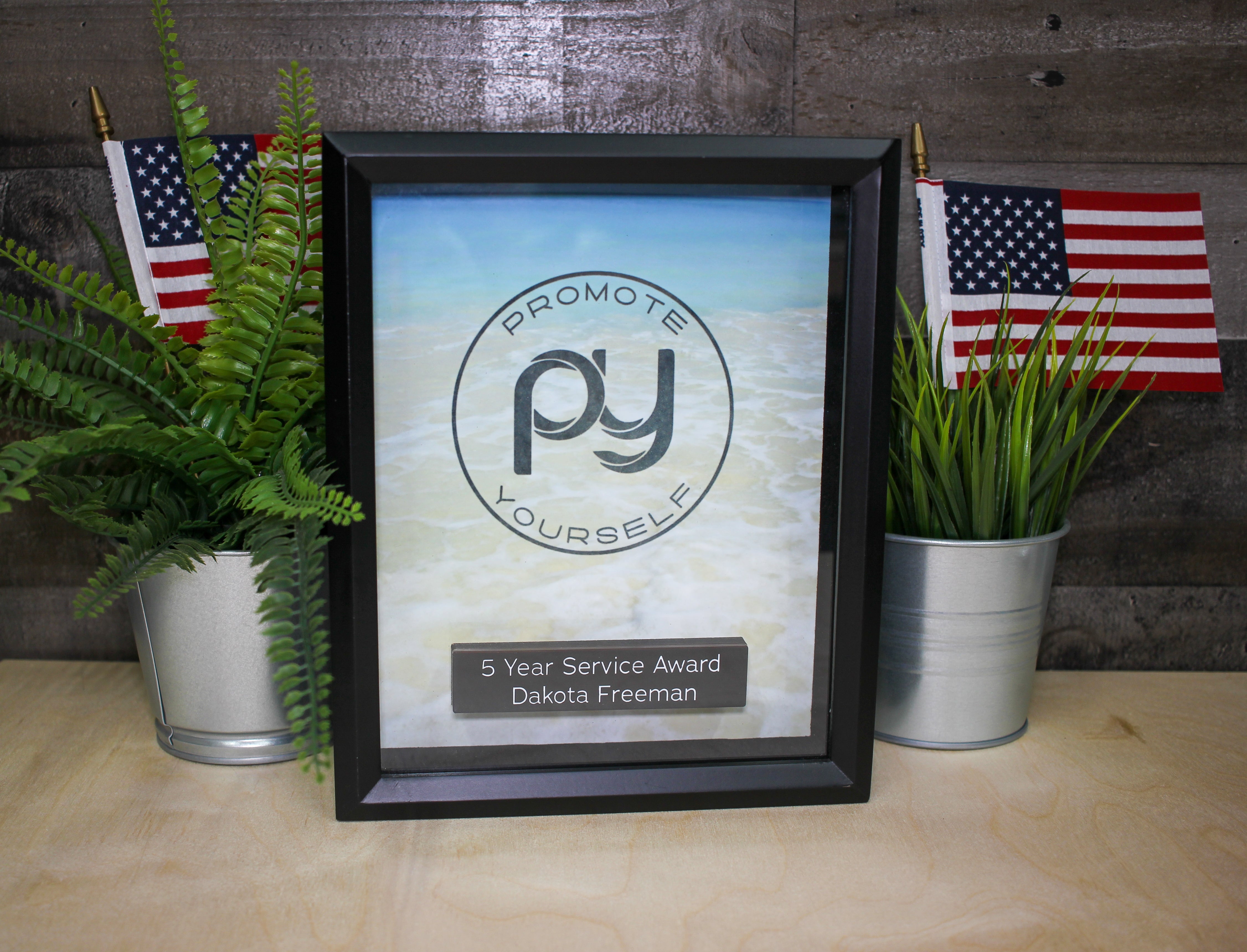 Shadowbox Trophy Plaque